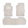 48 Pieces Carpet Car Floor Mat Sets, Beige, 3-Piece Vehicle Interior Floor Covering