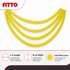 240 Pieces Yellow Solid Colour Paper Garland, 4 m x 16 cm, 1 Piece