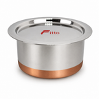 48 Pieces Stainless Steel Cooking Pan with Copper Bottom, 29 cm