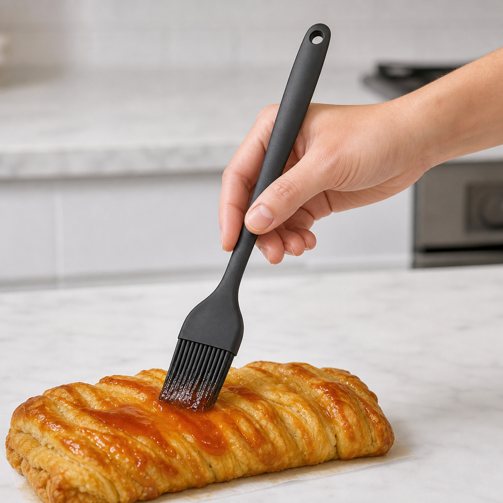 120 Pieces Silicone Basting Brush with Handle, 25 cm Cooking and Pastry Brush