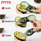 120 Pieces Green 3-in-1 Avocado Slicer and Cutter Tool, 1 Piece
