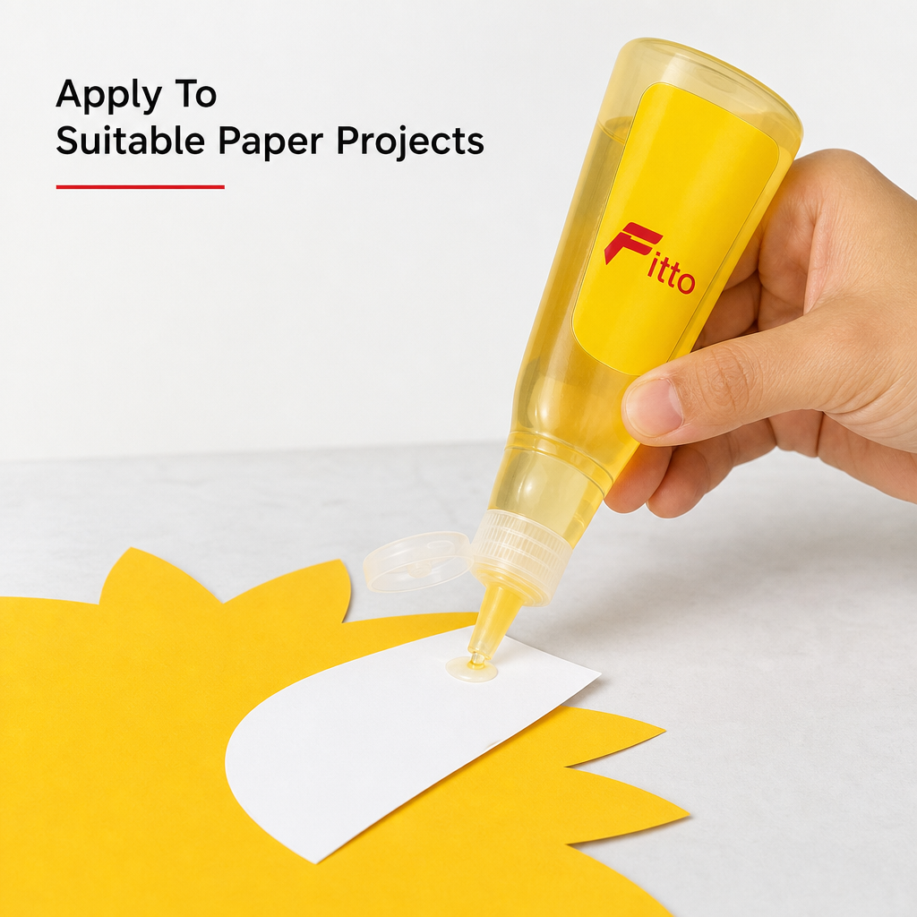 240 Pieces Yellow Water-Based Craft Glues, 70 ml Bottle, 1 Piece