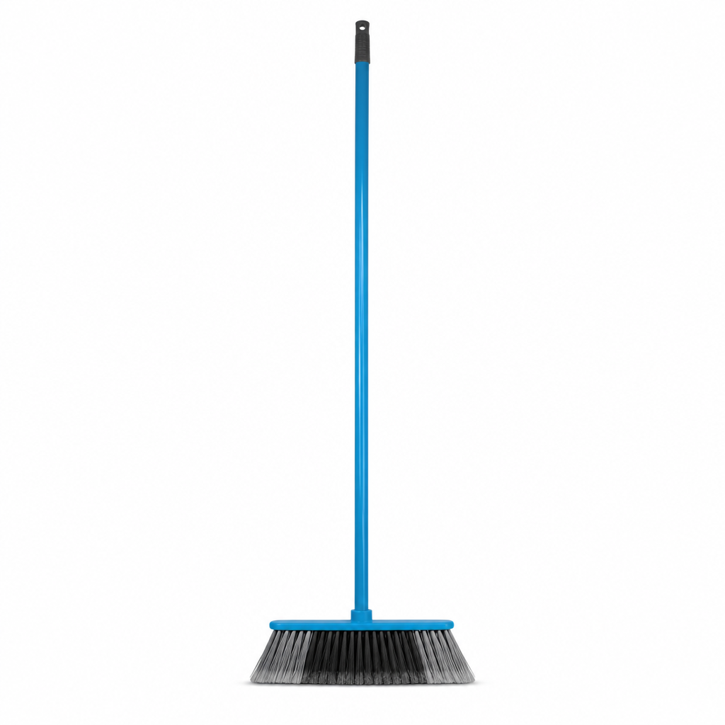 96 Pieces Indoor Broom with Iron Handle, Assorted Colour, 120 cm