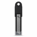 144 Pieces Utility Knife Replacement Blades, 18 mm x 100 mm, Black/Silver, 1 Pack