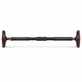60 Pieces Adjustable Doorway Pull-Up Bar, 90–120 cm, Black and Red