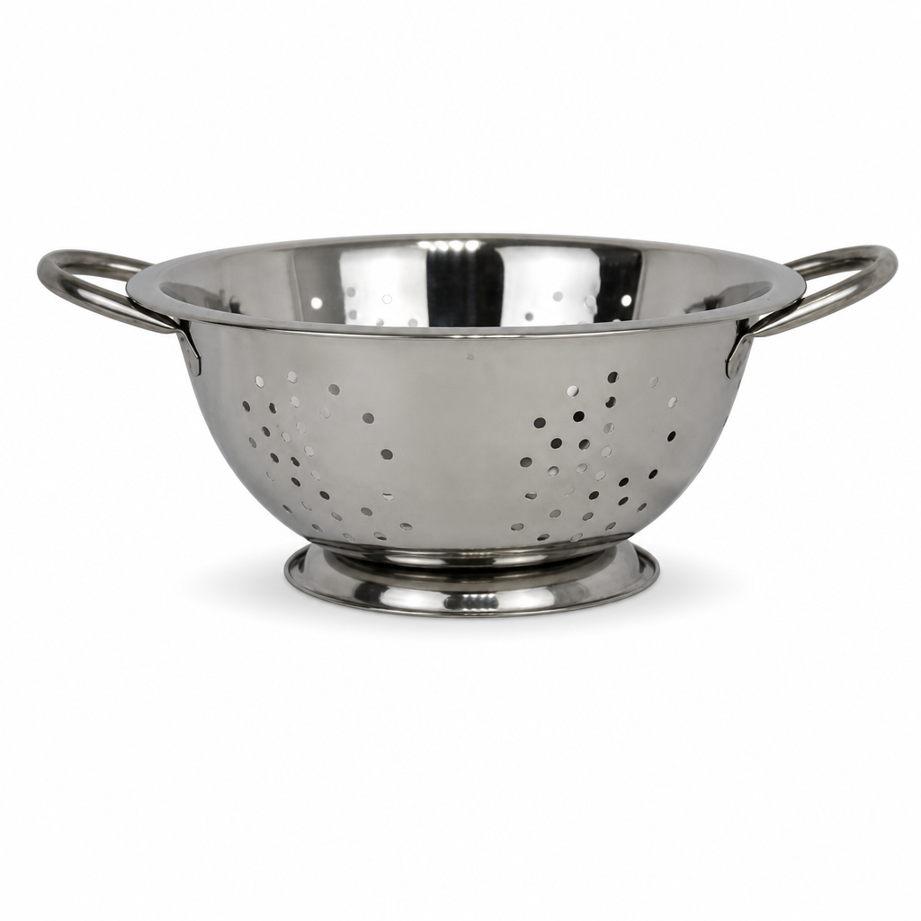 96 Pieces Stainless Steel Deep Colander with Handles, 28 cm