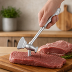 96 Pieces Aluminium Meat Tenderizer and Stainless Steel Chopper, 27 x 12 cm, 1 Piece