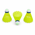 96 Pieces LED Shuttlecock Pack, 3-Piece Glow in the Dark Badminton Birdies for Evening Play