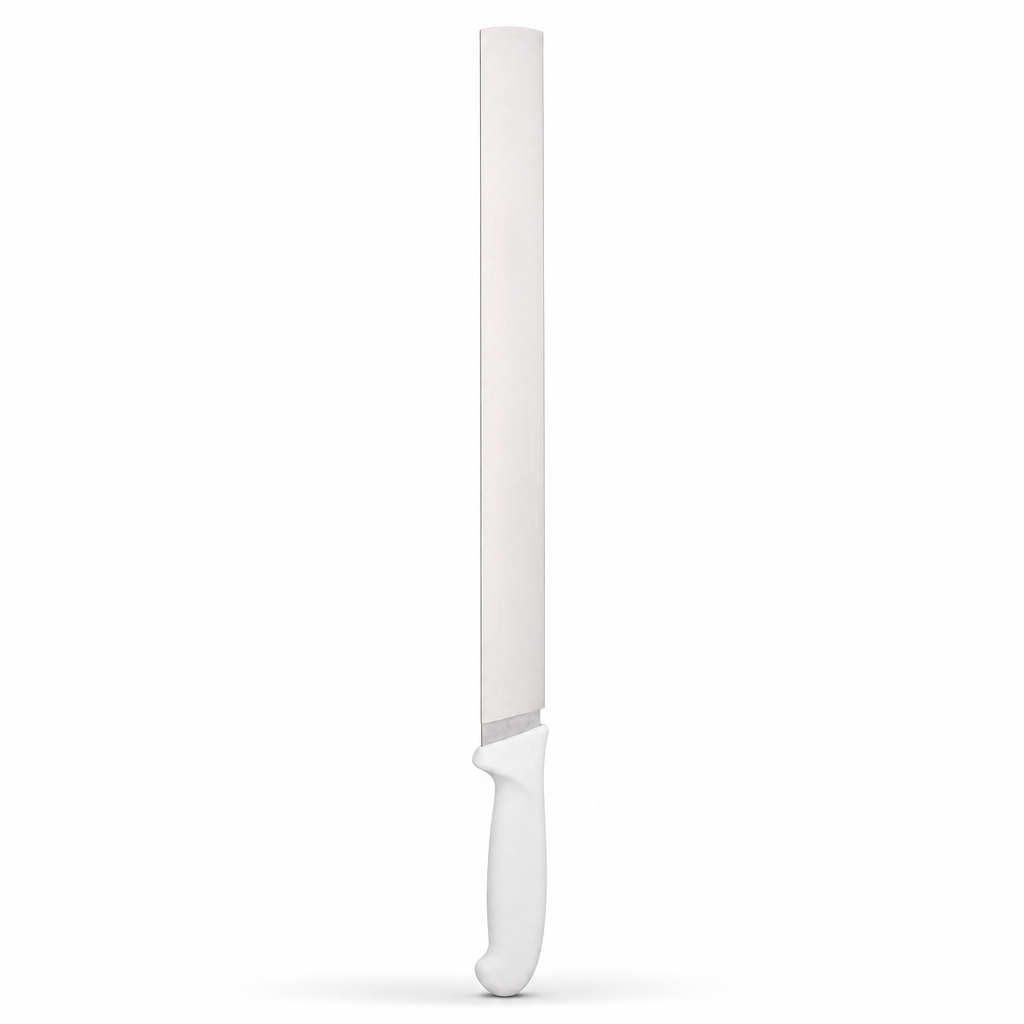 96 Pieces Kitchen Knives, 12 Inch Long Blade with White PVC Handle, 1 Piece