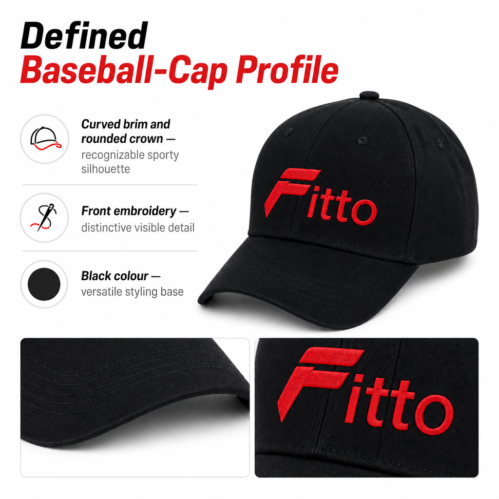 96 Pieces Black Embroidered Baseball Caps, Curved Brim Casual Headwear, 1 Piece