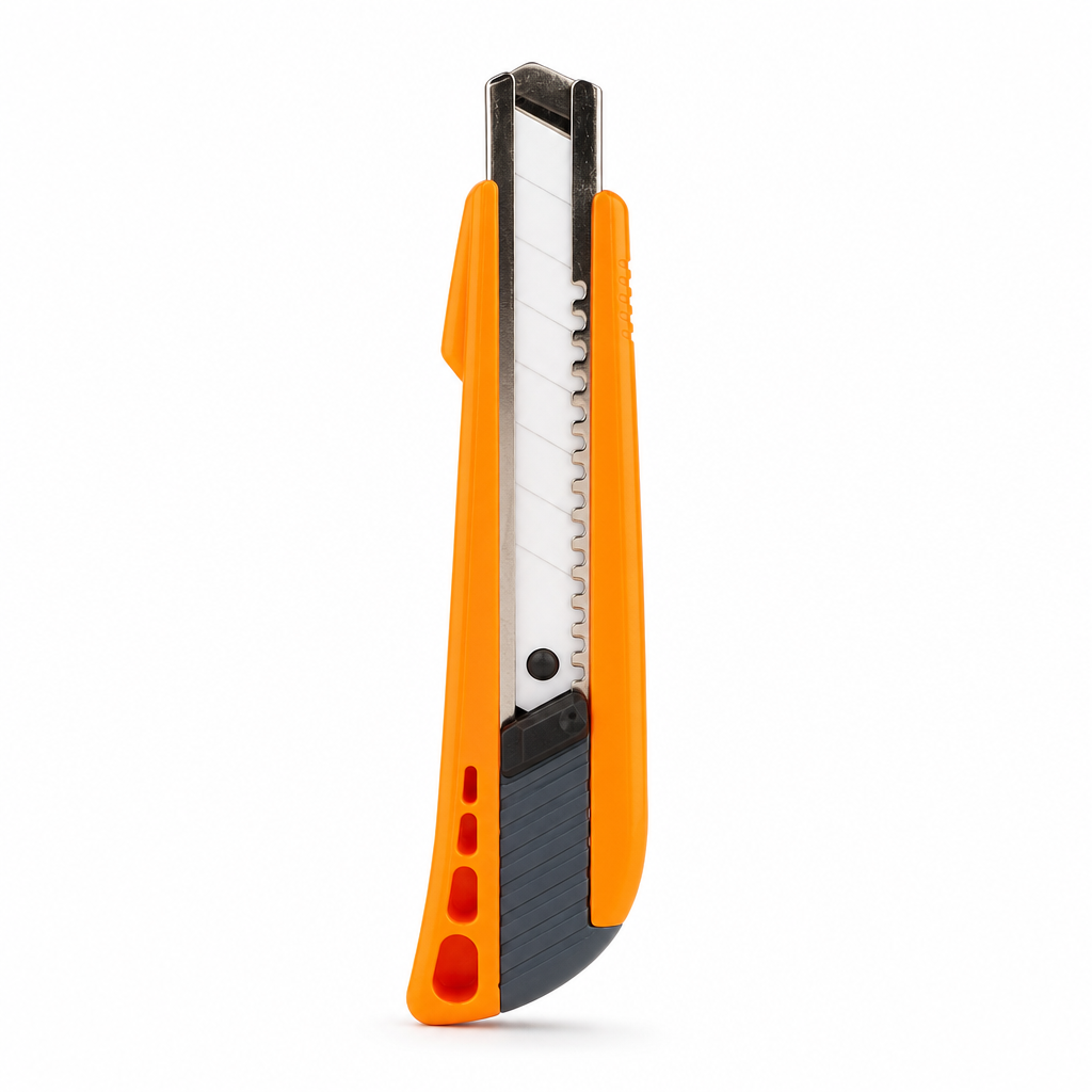 120 Pieces Ceramic Blade Utility Cutter, 18 mm, Grey and Orange, Single Piece