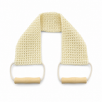 144 Pieces Long Bath Back Scrubber with Wooden Handles, Off-White, 10 x 50 cm, 1 Piece