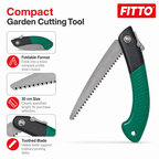 96 Pieces Foldable Hand Pruning Saw, 35 cm, Green, 1 Piece