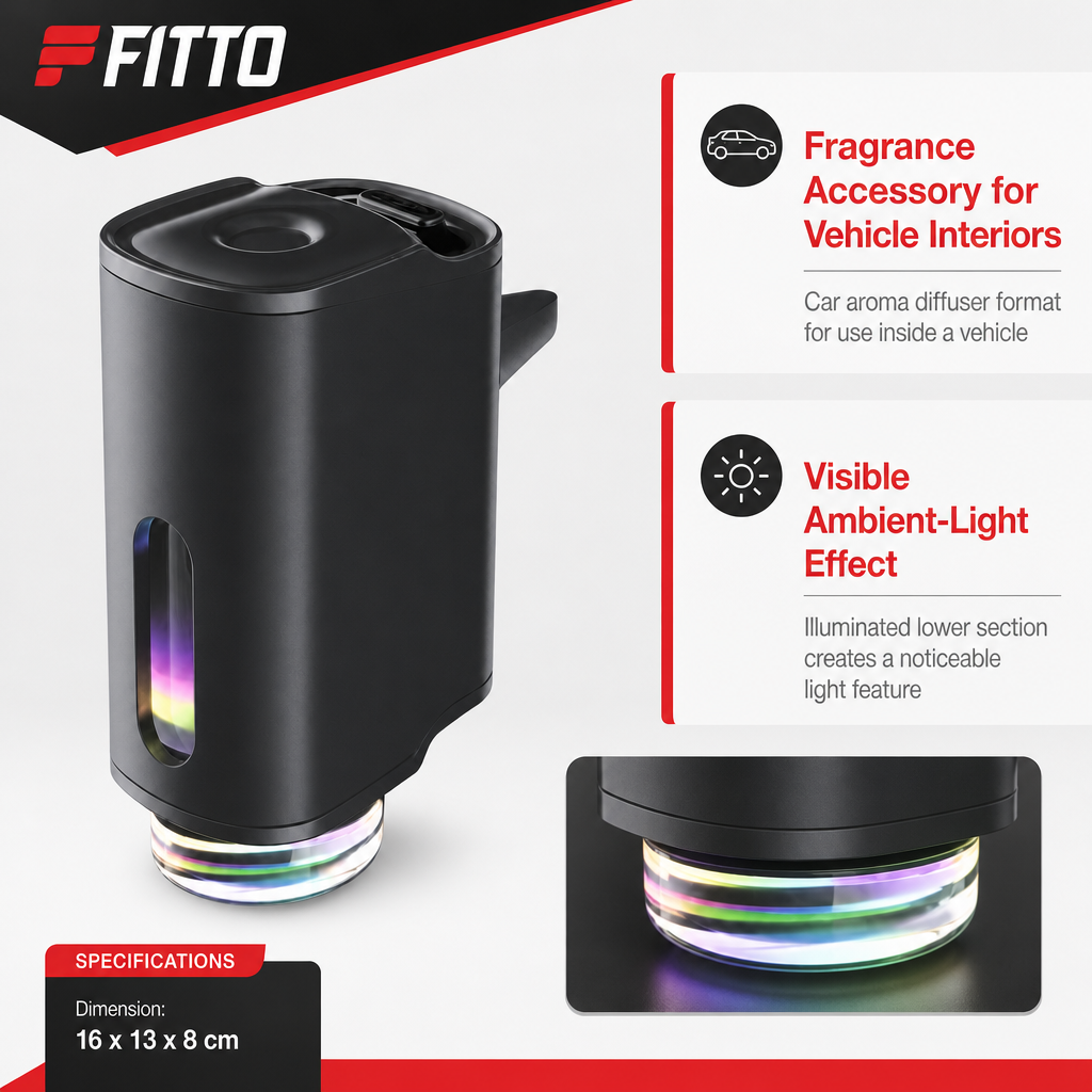 72 Pieces Smart Car Aroma Diffuser with Ambient Light, 1 Piece