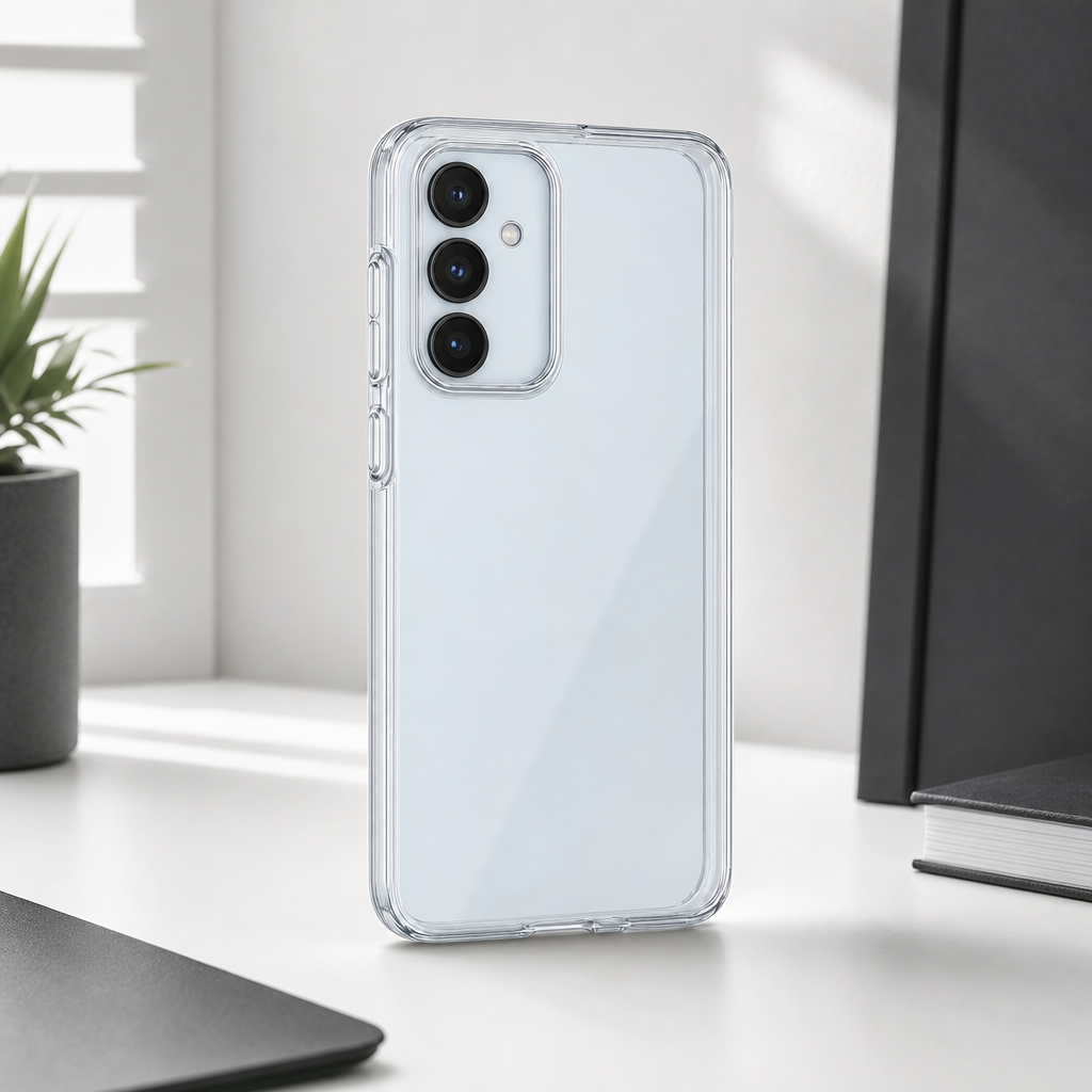 144 Pieces Crystal Clear Phone Cases with Raised Camera Frame for Galaxy A16 4G, Transparent