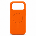 120 Pieces Silicone Magnetic Phone Cases with Raised Camera Protection, Orange