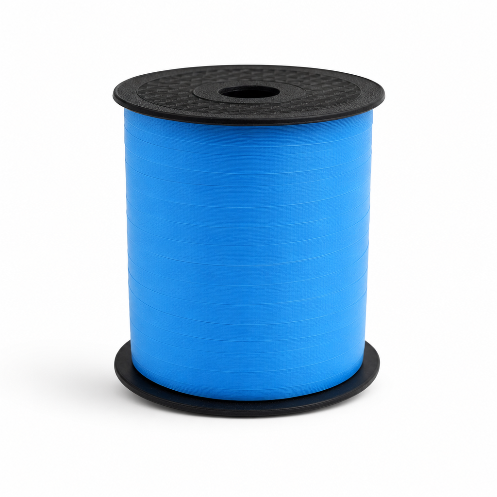 120 Pieces Printed Blue Ribbon Roll, 5 mm x 250 yd, Craft Trim for Wrapping, Bows and DIY Projects