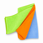 96 Pieces Microfiber Multi-Purpose Cleaning Cloths, 40 x 40 cm, Assorted Colours, 3-Pack