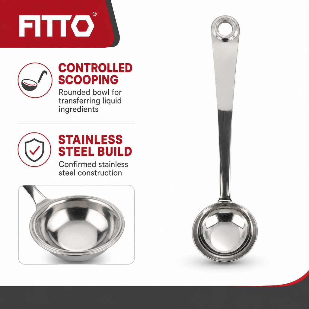 144 Pieces Stainless Steel Oil Ladle, 13 cm, Silver Kitchen Cooking Utensils