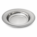 96 Pieces Stainless Steel Soup Plate, Round 29 cm, Raised Rim Serving Dish