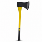 60 Pieces Felling Axe, 70 cm, Black and Yellow, 1 Piece