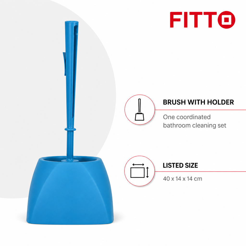 96 Pieces Toilet Brushes Set with Holder, Assorted Colour, 1 Set