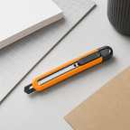 144 Pieces Utility Knives with Ceramic Blade, 9mm, Grey and Orange