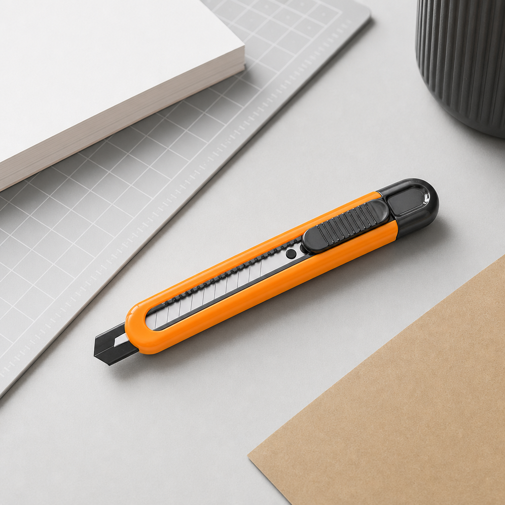 144 Pieces Utility Knives with Ceramic Blade, 9mm, Grey and Orange