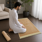 96 Pieces Prayer Mats with Carry Bag, 80 x 120 cm, Single Mat for Home, Travel and Worship