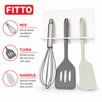 72 Pieces Mini Baking Utensil Set, 3-Piece Whisk, Turner and Spatula Set