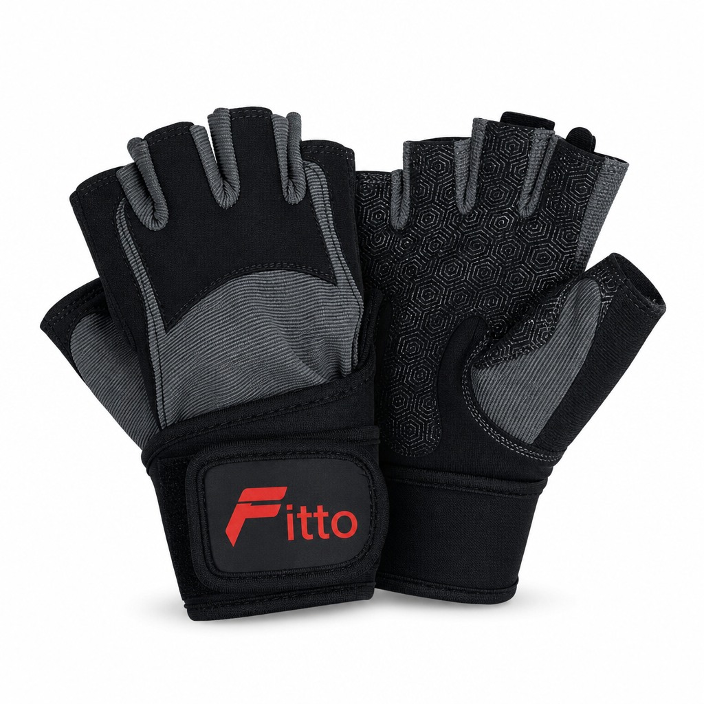 72 Pieces Gym Gloves with Wrist Support for Weight Lifting and Fitness Training