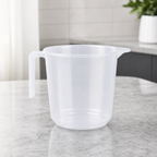 240 Pieces Transparent Plastic Pouring Jug with Handle, 1 Litre