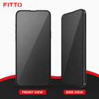 120 Pieces 360-Degree Privacy Tempered Glass Screen Protectors for iPhone 16 Plus, Black