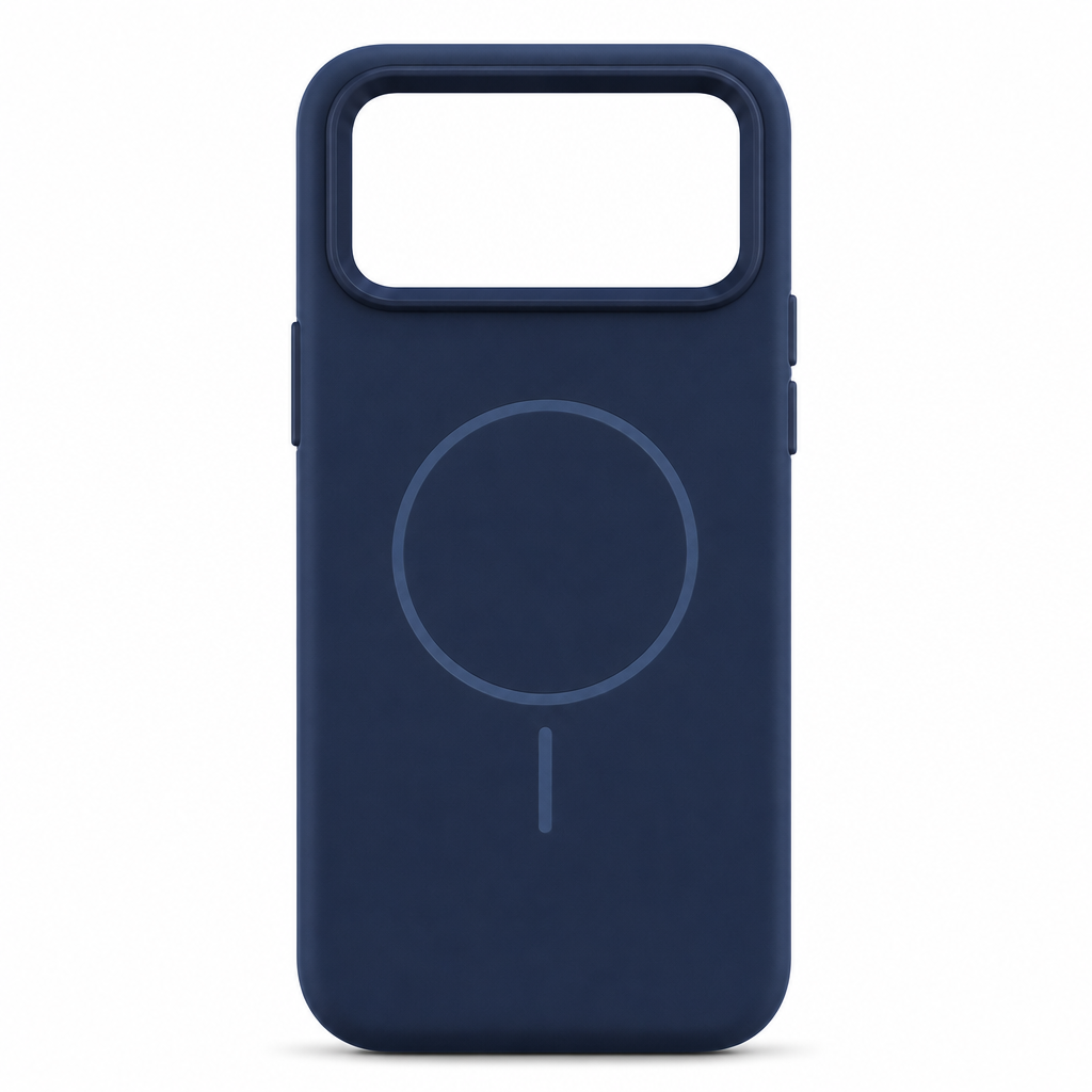 120 Pieces Silicone Magnetic Phone Cases with Raised Camera Protection for iPhone 13 Pro Max, Navy Blue
