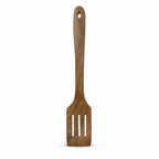 120 Pieces Wooden Slotted Spatula, 33 cm, 1 Piece