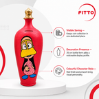 72 Pieces Decorative Bottle Coin Bank, 35 cm, Red, Character-Themed Money Saving Boxes