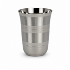 120 Pieces Stainless Steel Drinking Tumbler, Silver, 12 x 8 x 8 cm, 1 Piece