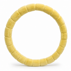 96 Pieces Plush Steering Wheel Covers, Yellow, 40 x 40 x 5 cm, Fits Most Cars