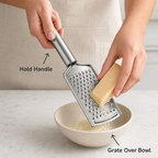 96 Pieces Stainless Steel Hand Grater, 30 cm Kitchen Food Preparation Tools