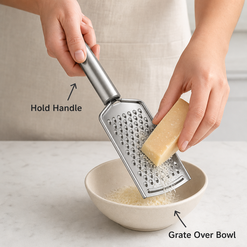 96 Pieces Stainless Steel Hand Grater, 30 cm Kitchen Food Preparation Tools