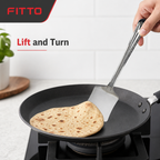 96 Pieces Stainless Steel Roti Turner, Flat Kitchen Spatula, Size No. 7, 36 cm