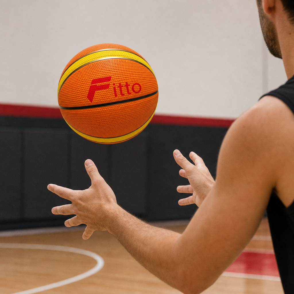 72 Pieces Basketball Size 7 Orange, Single Ball for Court Practice and Recreational Play
