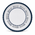 60 Pieces Melamine Round Wavy Serving Trays, 60 cm