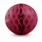 240 Pieces Maroon Paper Honeycomb Ball Decoration, 30 cm, 1 Piece