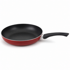 72 Pieces Aluminum Non-Stick Frying Pan, Red, 26 cm, with Black Handle