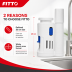 72 Pieces Faucet Water Filter Attachments, 20 cm, White, 1 Piece