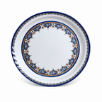 96 Pieces Melamine Round Serving Trays with Decorative Pattern, 40 cm
