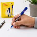 72 Pieces Ball Pens, Blue Ink, 50 Pack for Office, School and Desk Writing