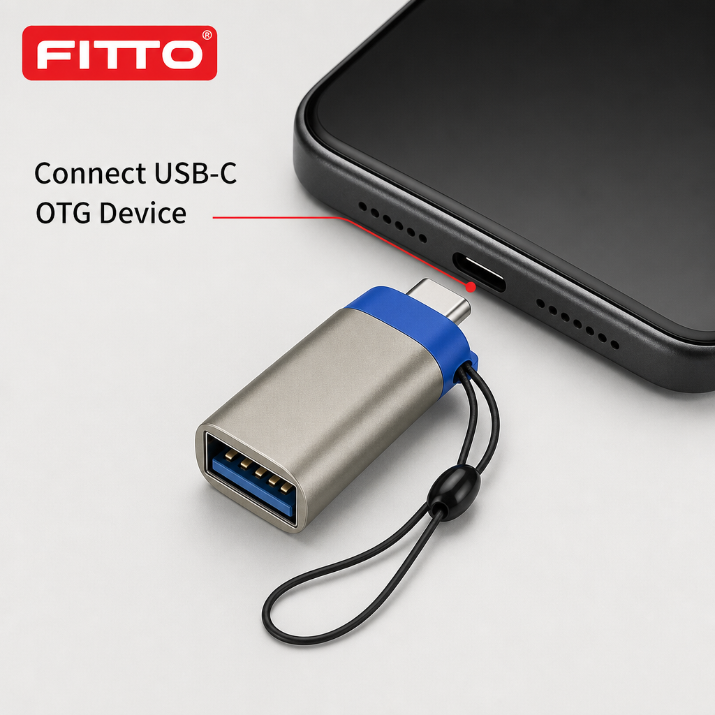 240 Pieces USB-C OTG to USB Adapter for Connecting USB-A Devices, Single Piece