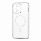 96 Pieces Crystal Clear Magnetic Phone Cases with Ring for Wireless Charging, Raised Camera Protection, iPhone 15 Pro